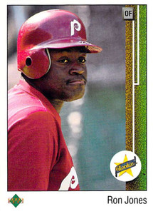 1989 Upper Deck #11 Ron Jones VG RC Rookie Philadelphia Phillies 