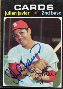 Julian Javier Autographed 1971 Topps #185