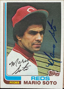 Mario Soto Autographed 1982 Topps #63