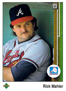1989 Upper Deck #74 Rick Mahler VG Atlanta Braves 