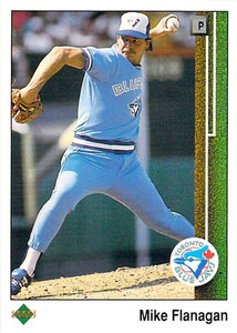 1989 Upper Deck #385 Mike Flanagan VG Toronto Blue Jays 