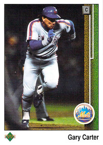 1989 Upper Deck #390 Gary Carter VG New York Mets 