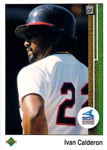 1989 Upper Deck #650 Ivan Calderon VG Chicago White Sox 