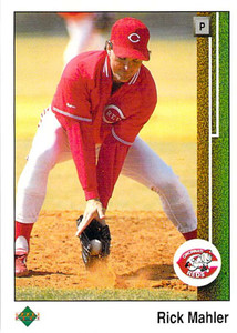 1989 Upper Deck #760 Rick Mahler VG Cincinnati Reds 