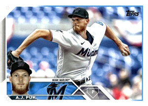 2023 Topps Update Series #US19 A.J. Puk NM/MT  Miami Marlins 