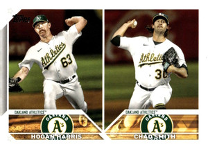 2023 Topps Update Series #US49 Hogan Harris/Chad Smith NM/MT  RC Rookie Athletics 