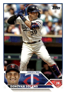 2023 Topps Update Series #US106 Donovan Solano NM/MT  Minnesota Twins 