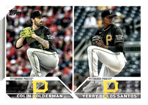 2023 Topps Update Series #US109 Colin Holderman/Yerry De Los Santos NM/MT  RC Rookie Pittsburgh Pirates 