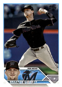 2023 Topps Update Series #US113 Braxton Garrett NM/MT  Miami Marlins 
