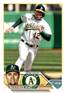 2023 Topps Update Series #US118 Aledmys Diaz NM/MT  Oakland Athletics 