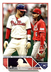 2023 Topps Update Series #US146 Nick Castellanos/Jonathan India Veteran Combo NM/MT  Philadelphia Phillies/Cincinnati Re