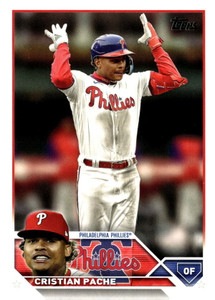 2023 Topps Update Series #US154 Cristian Pache NM/MT  Philadelphia Phillies 