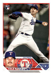 2023 Topps Update Series #US156 Cole Ragans NM/MT  RC Rookie Texas Rangers 