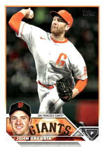 2023 Topps Update Series #US157 John Brebbia NM/MT  San Francisco Giants 
