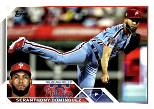 2023 Topps Update Series #US278 Seranthony Dominguez NM/MT  Philadelphia Phillies 