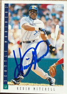 Kevin Mitchell Autographed 1993 Score #407