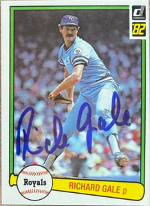 Rich Gale Autographed 1982 Donruss #138
