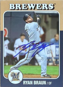 Ryan Braun Autographed 2009 Upper Deck - 1975 O-Pee-Chee Baseball #OPC-47 