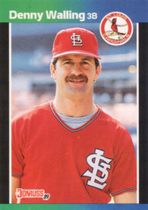 1989 Donruss #279 Denny Walling NM-MT St. Louis Cardinals 