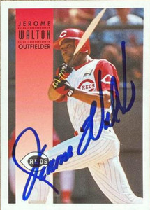 Jerome Walton Autographed 1994 Kahn's Cincinnati Reds SGA #NNO  