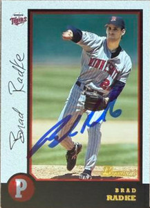 Brad Radke Autographed 1998 Bowman #13 