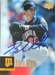Brad Radke Autographed 2001 Upper Deck #130