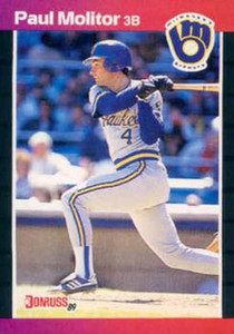 1989 Donruss #291 Paul Molitor NM-MT Milwaukee Brewers 