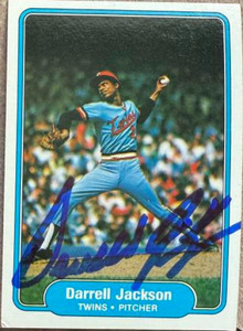 Darrell Jackson Autographed 1982 Fleer #555