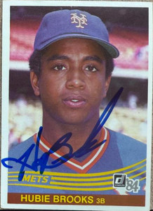Hubie Brooks Autographed 1984 Donruss #607