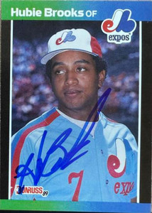 Hubie Brooks Autographed 1989 Donruss #220