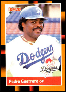 1988 Donruss Baseball's Best #122 Pedro Guerrero NM-MT  Los Angeles Dodgers 