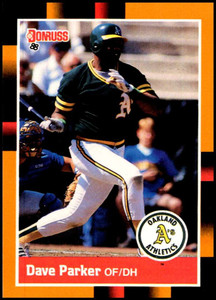 1988 Donruss Baseball's Best #190 Dave Parker NM-MT  Oakland Athletics 