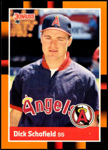 1988 Donruss Baseball's Best #195 Dick Schofield NM-MT  California Angels 