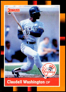 1988 Donruss Baseball's Best #217 Claudell Washington NM-MT  New York Yankees 