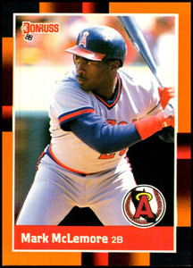 1988 Donruss Baseball's Best #251 Mark McLemore NM-MT  California Angels 