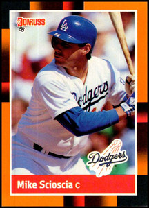 1988 Donruss Baseball's Best #260 Mike Scioscia NM-MT  Los Angeles Dodgers 