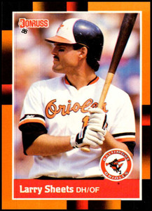 1988 Donruss Baseball's Best #286 Larry Sheets NM-MT  Baltimore Orioles 