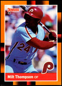 1988 Donruss Baseball's Best #296 Milt Thompson NM-MT  Philadelphia Phillies 