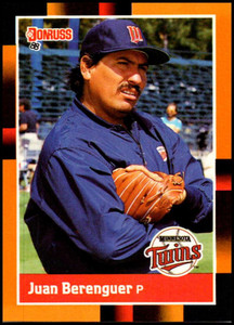 1988 Donruss Baseball's Best #298 Juan Berenguer NM-MT  Minnesota Twins 