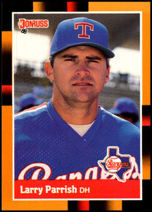1988 Donruss Baseball's Best #334 Larry Parrish NM-MT  Texas Rangers 