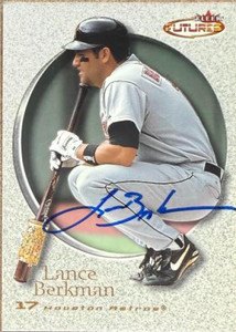 Lance Berkman Autographed 2001 Fleer Futures #49 