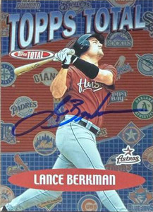 Lance Berkman Autographed 2002 Topps Total - Topps Total #TT4 