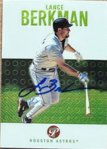 Lance Berkman Autographed 2003 Topps Pristine #15  