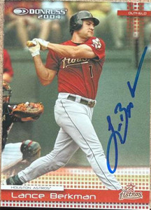 Lance Berkman Autographed 2004 Donruss #280 