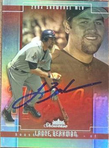 Lance Berkman Autographed 2004 Fleer Showcase #44 
