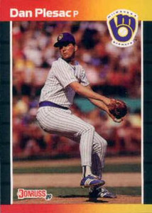 1989 Donruss #382 Dan Plesac NM-MT Milwaukee Brewers 