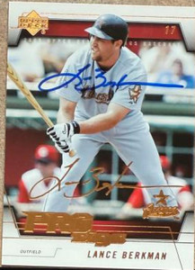 Lance Berkman Autographed 2005 Upper Deck Pro Sigs #37 
