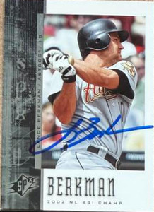 Lance Berkman Autographed 2006 SPx #39 