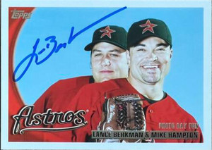 Lance Berkman Autographed 2010 Topps #27