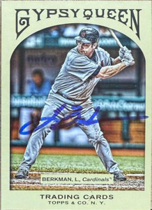Lance Berkman Autographed 2011 Topps Gypsy Queen #187 